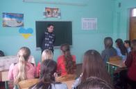 Зустріч учнів Ланівської школи з учасником АТО