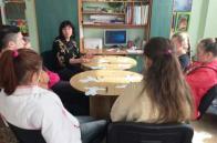 Тренінгове заняття  "Жіночі секрети" в 10 класі Бориславської ЗСШ-інтернату