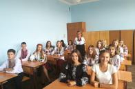 Перший урок у Львівському кооперативному коледжі економіки і права присвятили патріотизму