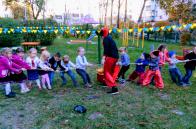 Спортивно-пізнавальна розвага «Ми  роду козацького діти, землі української цвіт» в НРЦ  «Левеня»