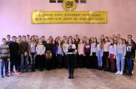 Студенти Львівського кооперативного коледжу економіки і права привітали Збройні Сили України з професійним святом