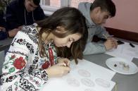 Учням Львівського професійного ліцею залізничного транспорту провели майстер-клас із писанкарства