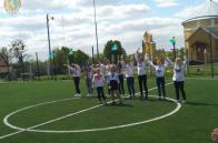 У селі Новий Став відкрили футбольне поле зі штучним покриттям