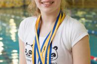 Марія Городня – триразова срібна призерка юніорського чемпіонату України з плавання